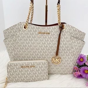 ✨SALE✨BNWT MICHAEL KORS SHOULDER TOTE W/WALLET